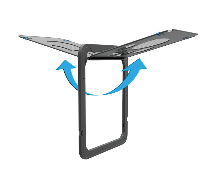 Creative Pet Door with Scratch-Resistant Design