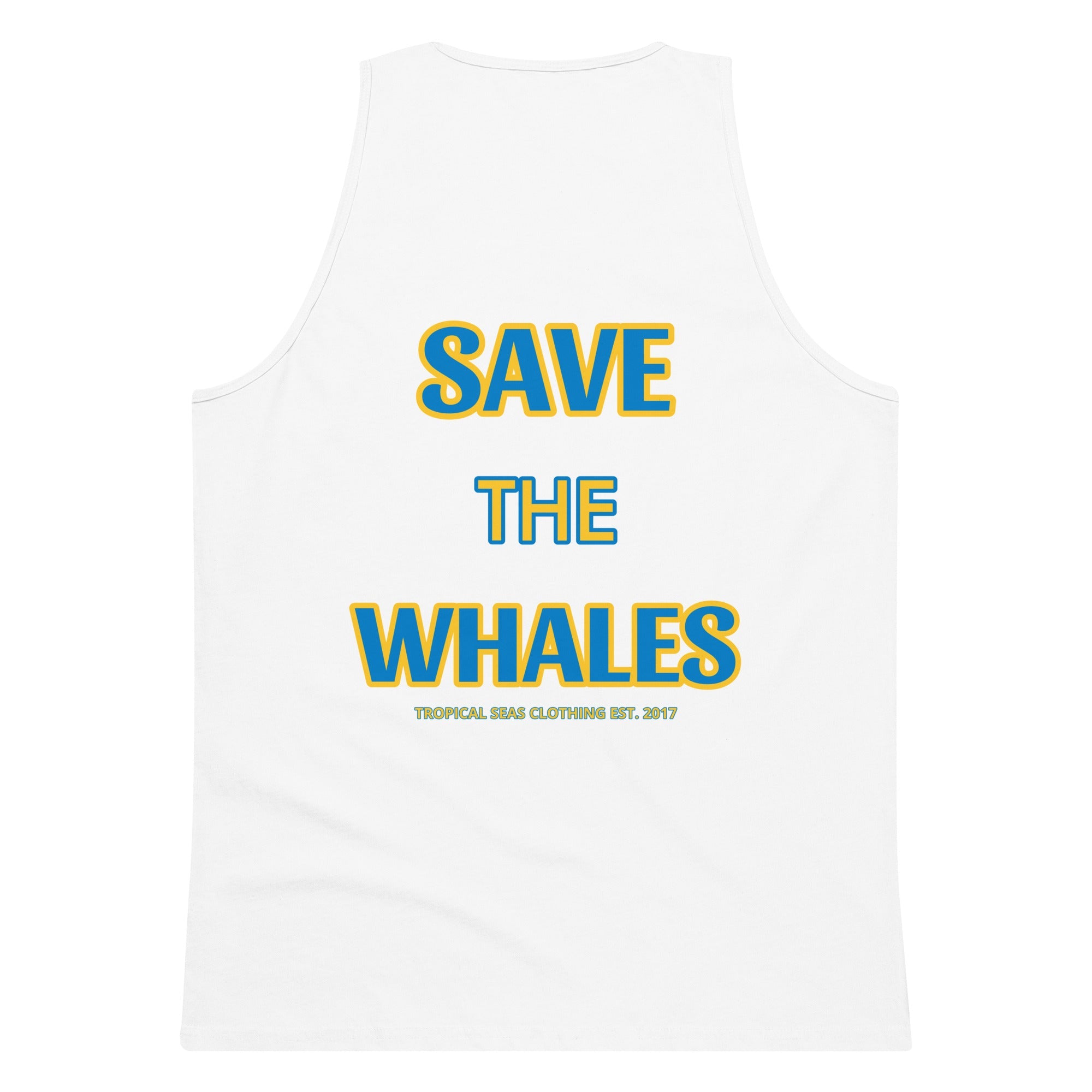 Men’s Premium Save the Whales Tank Top