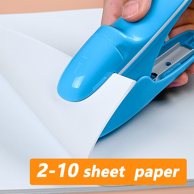 Staple-Free Hand-held Mini Safe Stapler For Paper Binding