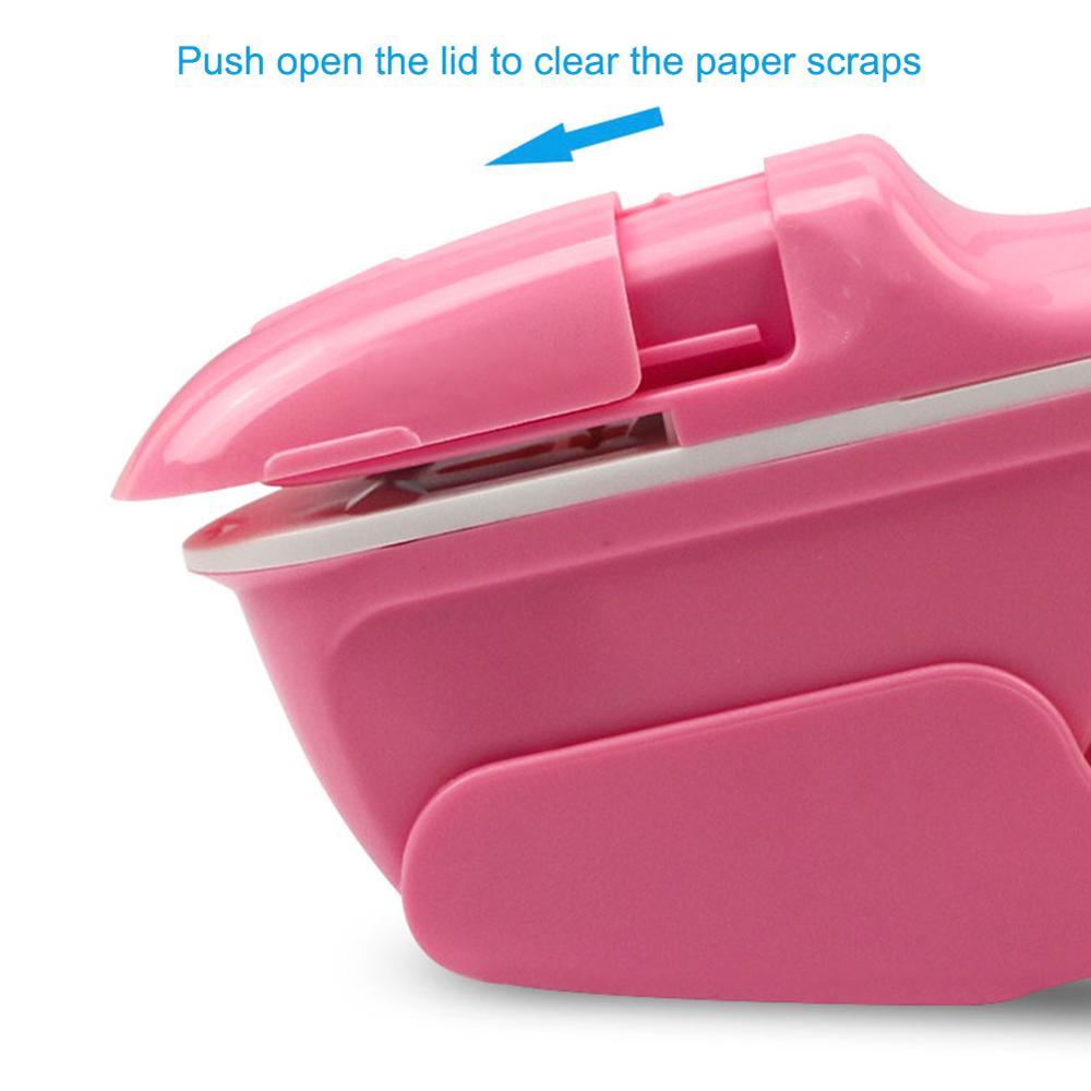 Staple-Free Hand-held Mini Safe Stapler For Paper Binding